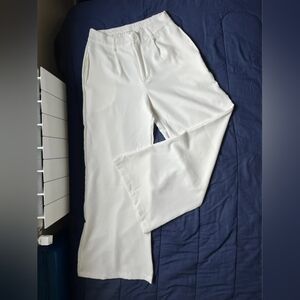 Elegant White Women's Pants